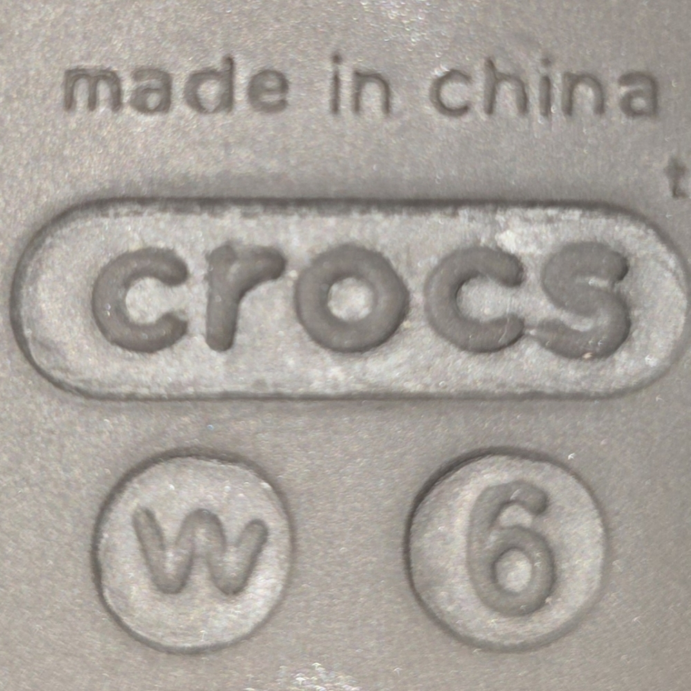 SOLD ***** Crocs Gianna Chain Link Womens Size 6 Brown Casual Ballet Flats - Picture 6 of 6